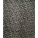Geometric Area Rug in Gray