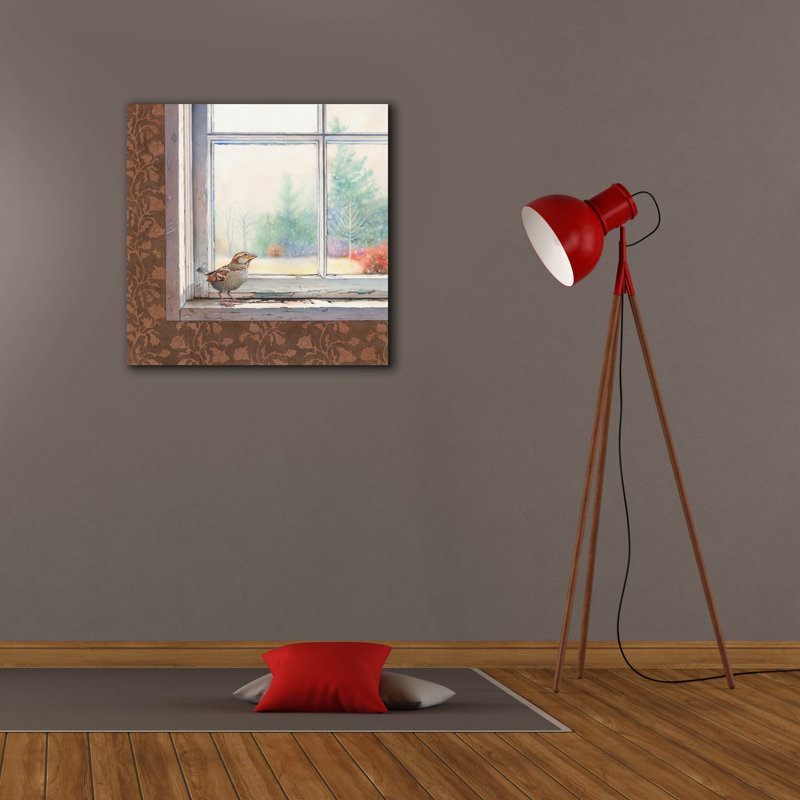  «Waiting For Spring» par Marvindale, art mural sur toile, 26 po x 26 po, H 26 po x l 26 po