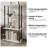 Easy Twist Assembly 4-Tier Multipurpose Shelf In Black-124628695