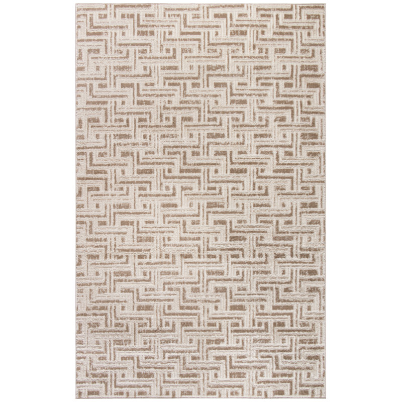 Kelven Geometric Indoor Rug, Rectangle 5'3" x 7'3"