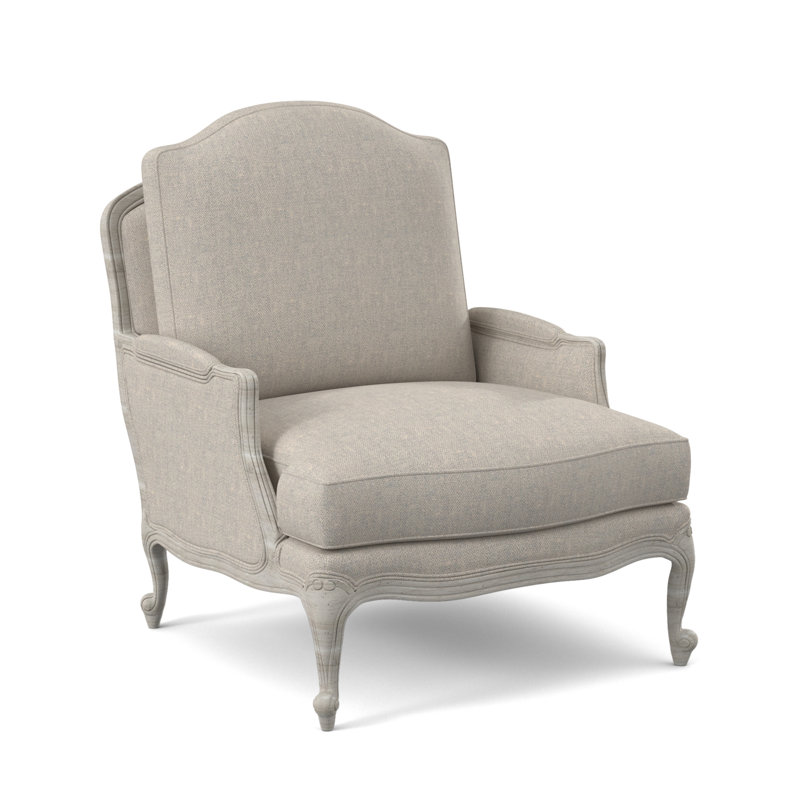 St. Helena Armchair, Venice Linen, Bisque