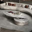 Table basse de luxe en marbre clair