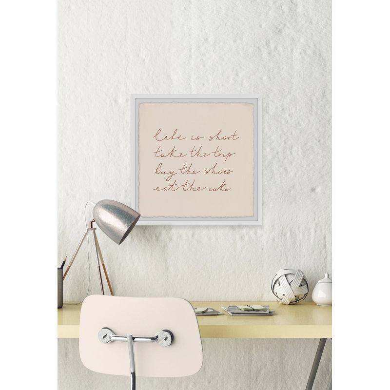 Eat The Cake - Single Picture Frame Print, 51cm H x 51cm W x 3.81cm D