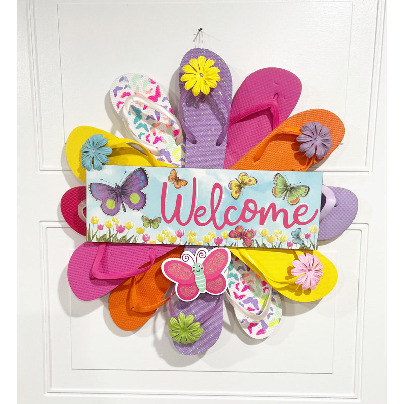 Couronne papillon maison