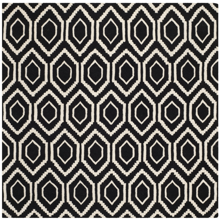 Deedie Hand Tufted Wool Geometric Rug