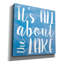  «Lake 2» par Erin Clark, art mural sur toile, 26 po x 26 po