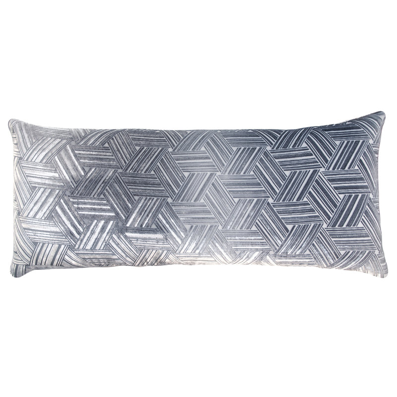Rectangular Pillow Cover & Insert, Silver