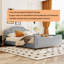 Lit plateforme tapissier Charnie-388641723