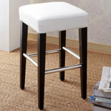 Landershire Upholstered Counter Stool with Solid Wood Frame