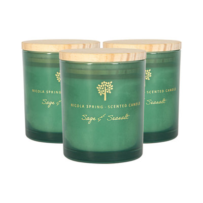 Nicola Spring - 3x Soy Wax Scented Candles