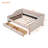 Upholstered Daybed With Two Drawers, Wood Slat Support, Full Size-756109038