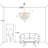 9-Light 23.6" French Crystal Tiered Chandelier, Dimmable Feather & Drop K9 Crystal Pendant Light with Gold Frame for Living Room, Dining Room