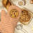 Retro Flow Oven Mitt Cotton Twill