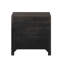 Table de chevet 2 tiroirs Kenzo de style moderne en bois de noyer identique à G150108534