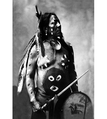 Dernier cheval-sioux, reproduction de photo