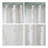 Palm Leaf Burnout Window Sheer White 50x95"-126927763-126927764