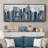 City Mood- Framed Canvas-110604044