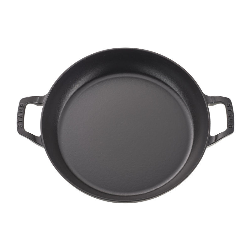 Cast Iron 3.59-qt Braiser with Lid, Matte Black