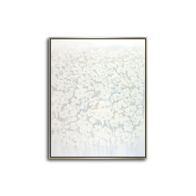 Bouquet Of Fields Painting, Laguna Silver Framed