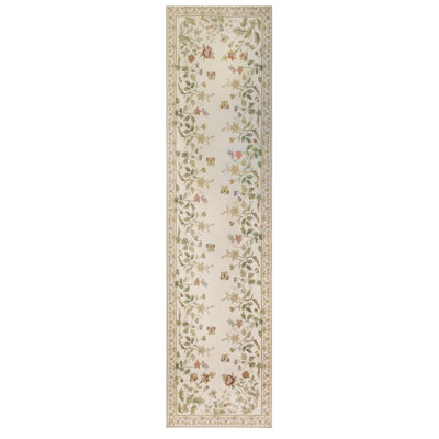 Wool Floral Area Rug