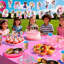 Barbie Princess Birthday Party Supplies,68 Pcs Barbie Party Decorations&Tableware