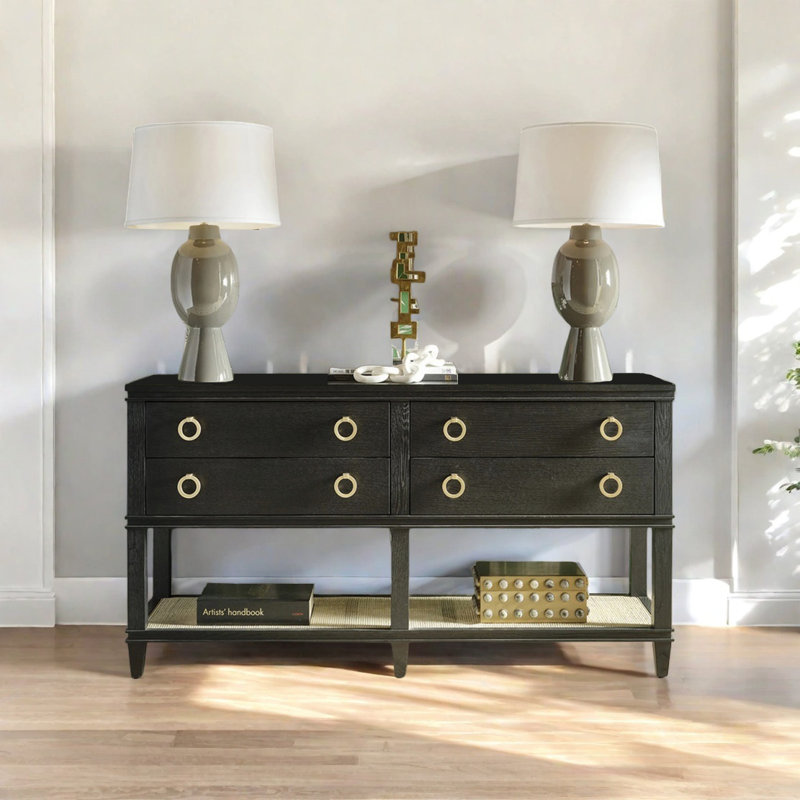Modern Minimalist Multifunctional Console Table, 32.28" H x 59.06" W x 17.72" D