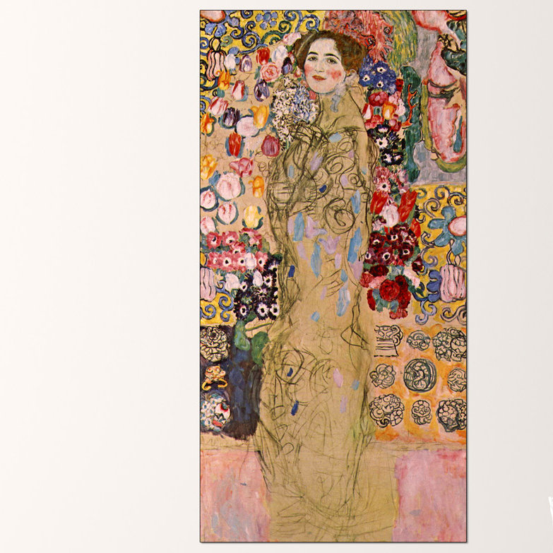 Gustav Klimt - Wrapped Canvas Painting, 140cm H x 70cm W x 1.8cm D