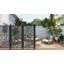 178cm H x 89cm W Charcoal Wood Plastic Composite Privacy Screens with 1 Panel
