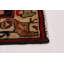 Tapis brun noué à la main unique 3 pi 11 po x 10 pi 2 po Andelz