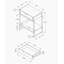 Table d'appoint polyvalente pour table d'appoint, de bout ou de chevet avec tiroir de rangement et design contemporain pour les espaces de vie et de chambre à coucher-1999127075