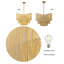 Lustre sculpté en rotin 3 lumières Sienna-1197165236