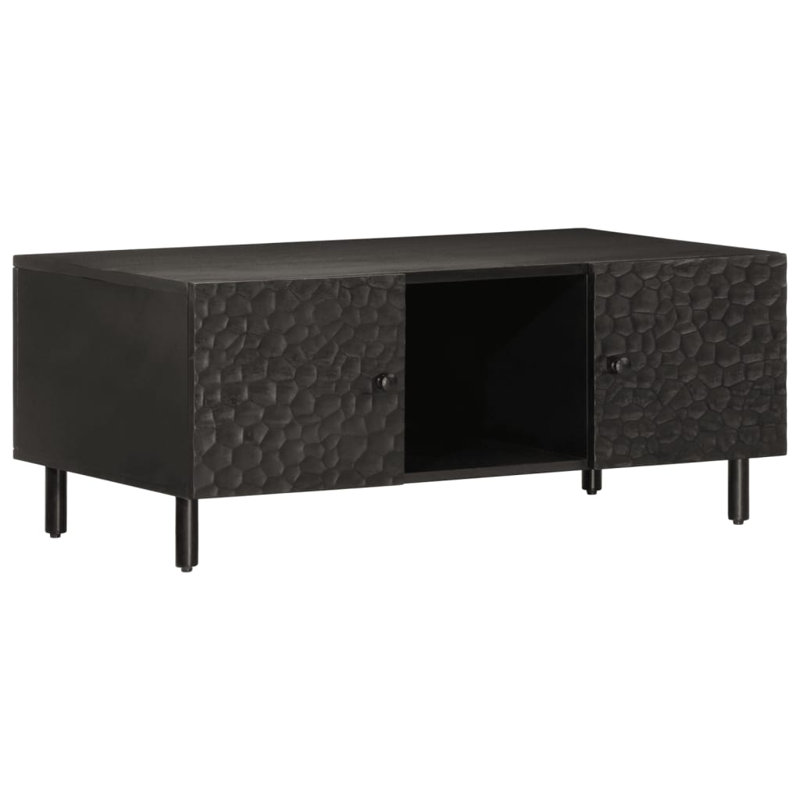 Baylor Coffee Table with Storage, Black