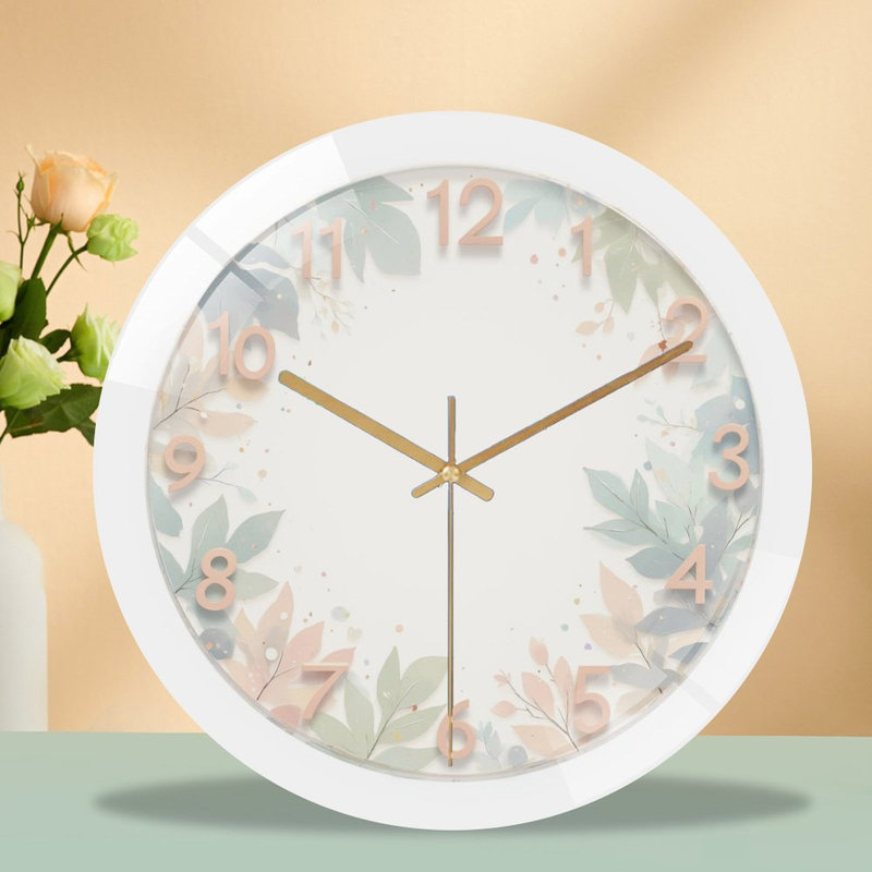 Horloge murale horloge murale en verre 12 po