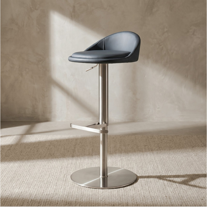 Tabouret de comptoir pivotant Vito, Navy Blue