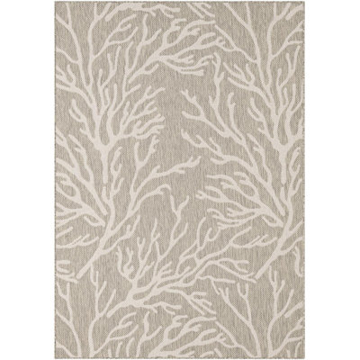 Tapis contemporain gris Azilynn