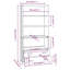 Highboard "HAMAR" Solid Wood Pine-749687477