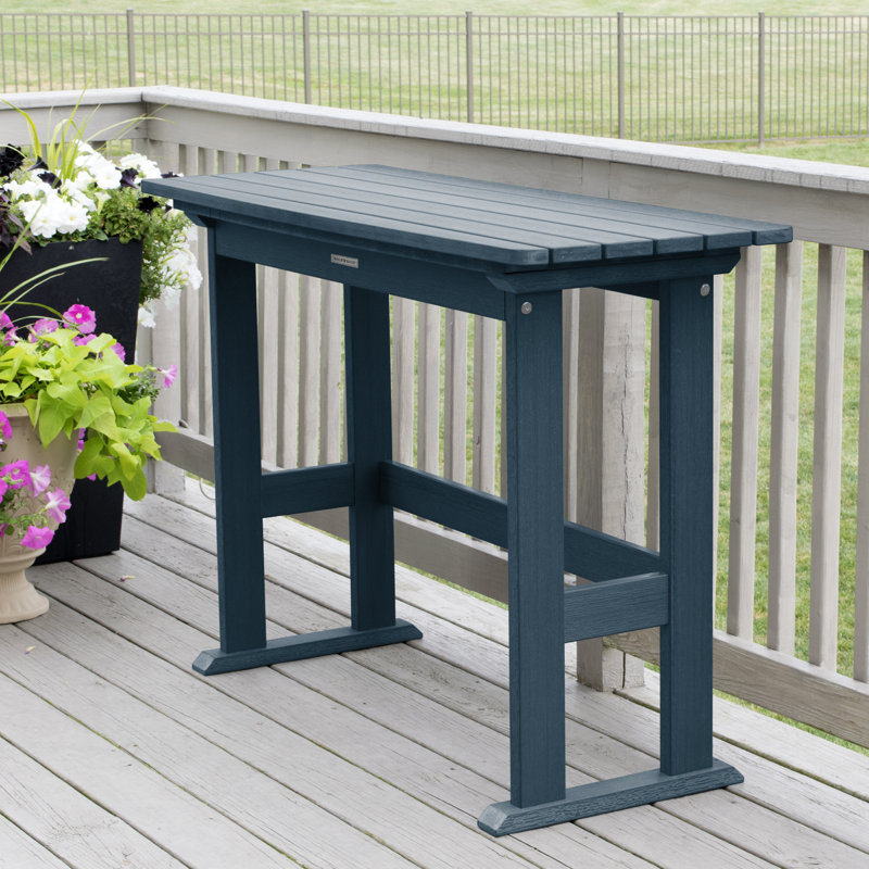 Table de bar Arbnora, Bleu Nantucket