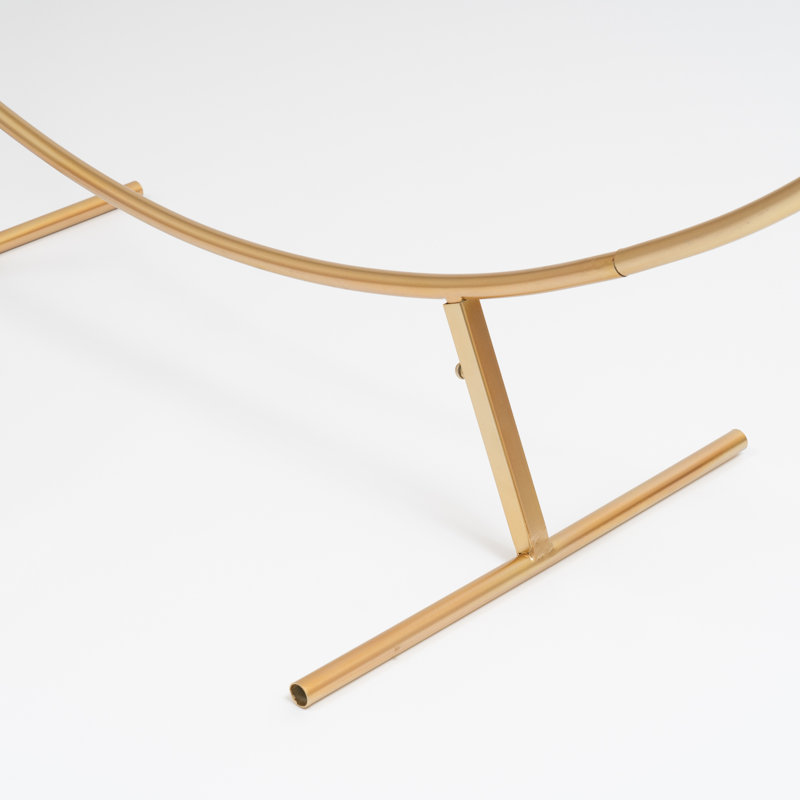Round Arch Frame, 180cm H x 50cm W x 3cm D, Gold