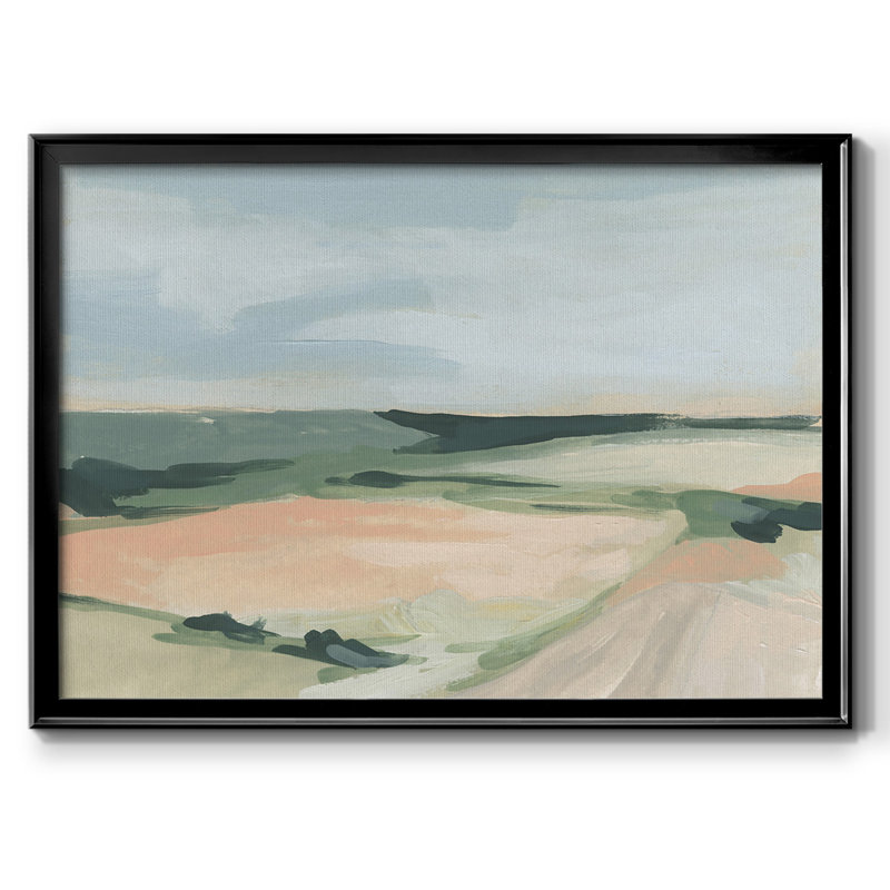 «Pastel Plains I», reproduction d'art sur toile simple, Noir, H 18 po x l 26 po x P 1,5 po