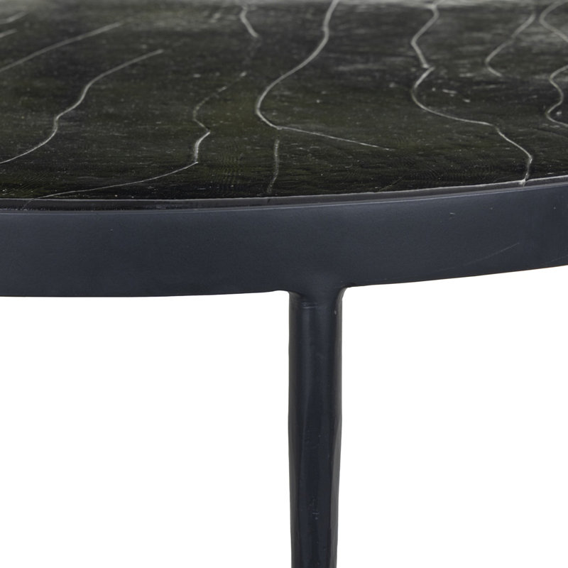 Yoko Grand Coffee Table-Moss Cast Glass, Moss Cast Glass