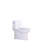 Water 1.28 Toilet, Elongated Comfort Design, Seat, 1000 Gram Flushing Score, Glossy White 003S, Bathroom Floor Mounting Side- Comfortable Height, Mount