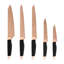 Tower Rosegold 5 Piece Stainless Steel Knife Block Set-25853678