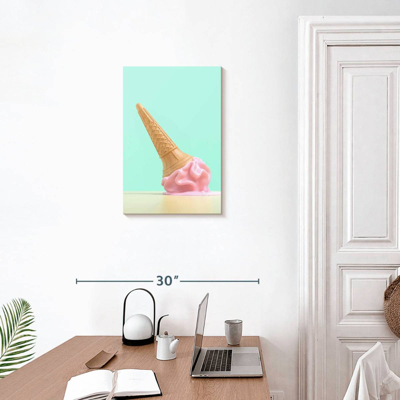 Yarlin Ice Cream Cone Spill, 24" H x 16" W