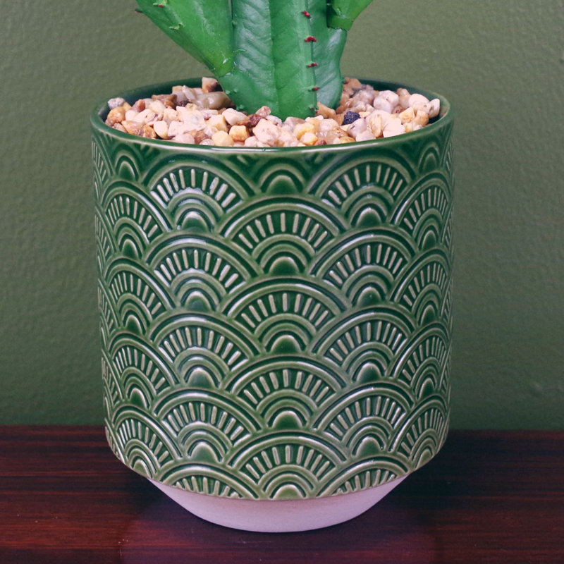 23cm Faux Plant in Ceramic Pot