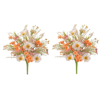 Ensemble de 2 fleurs de jardin mixtes