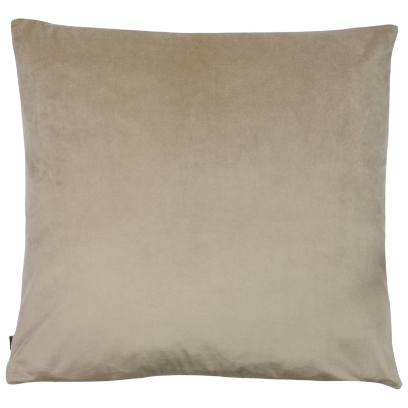 Houndstooth Square Cushion, Feather, Rose Sand/Mocha