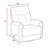 Trease Manual Swivel Glider Recliner Two Pack