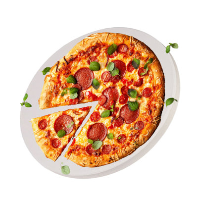 Belfry Kitchen Karval Cordierite, Ceramic Pizza Stone