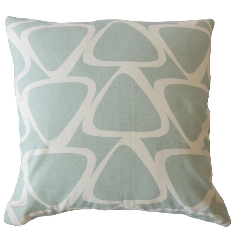 Coussin en duvet 100% coton Abalene, 24 po x 24 po, Miellat