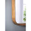 Miroir carré 32 po x 32 po avec cadre en bois - salon, salle de bain, entrée. Style ravissant, bords arrondis. Miroir 29,9 po x 29,9 po, 50% bois de pin, 25%, 19,6 lb, bordure en bois brun simple-109881824-109881825